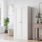 Space-saving 61-inch metal pantry organizer cabinet