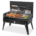 portable charcoal grill with included BBQ tools