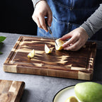Parquet Acacia Wood Cutting Board – 3cm Thick Solid Butcher Block