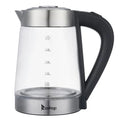 2.5L glass electric kettle with blue LED light