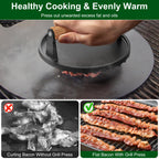 2-Piece Cast Iron Grill Press Set – Round & Rectangular Smash Burger Weights