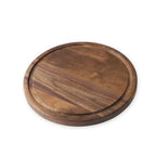 Black Walnut Wood Cutting Board – Reversible Butcher Block with Juice Groove