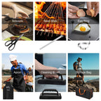 31-Piece Griddle Accessories Kit – Complete Flat Top Grill Tool Set with Storage Bag