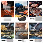 31-Piece Griddle Accessories Kit – Complete Flat Top Grill Tool Set with Storage Bag