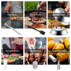 31-Piece Griddle Accessories Kit – Complete Flat Top Grill Tool Set with Storage Bag