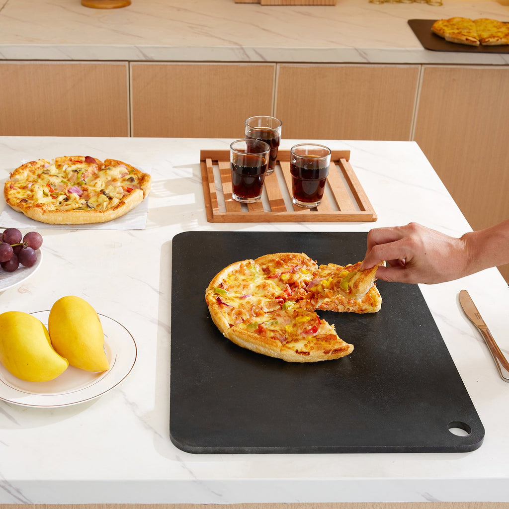 large pizza steel for pizza bread and flatbreads