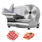 VEVOR 180W Electric Meat Slicer – Stainless Steel Blade Deli Slicer