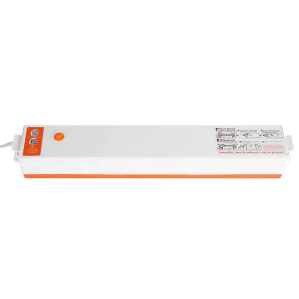 Compact dry and wet food vacuum sealer with starter bags