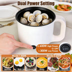 1.8L ceramic electric hot pot with steamer rack