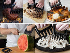 BBQ Bear Claw Meat Shredder Set – 2-Piece Pulled Pork Forks