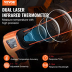 Dual-laser infrared surface thermometer