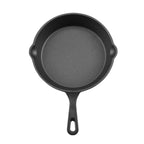 3-Piece Cast Iron Skillet Set (6”, 8”, 10”) – Pre-Seasoned Heavy-Duty Frying Pans