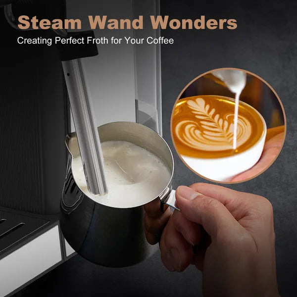 Geek Chef espresso maker with ESE pod filter