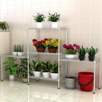 Adjustable pantry shelving rack for kitchen organization