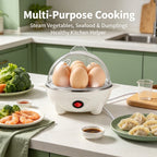 7-egg electric cooker and small food steamer