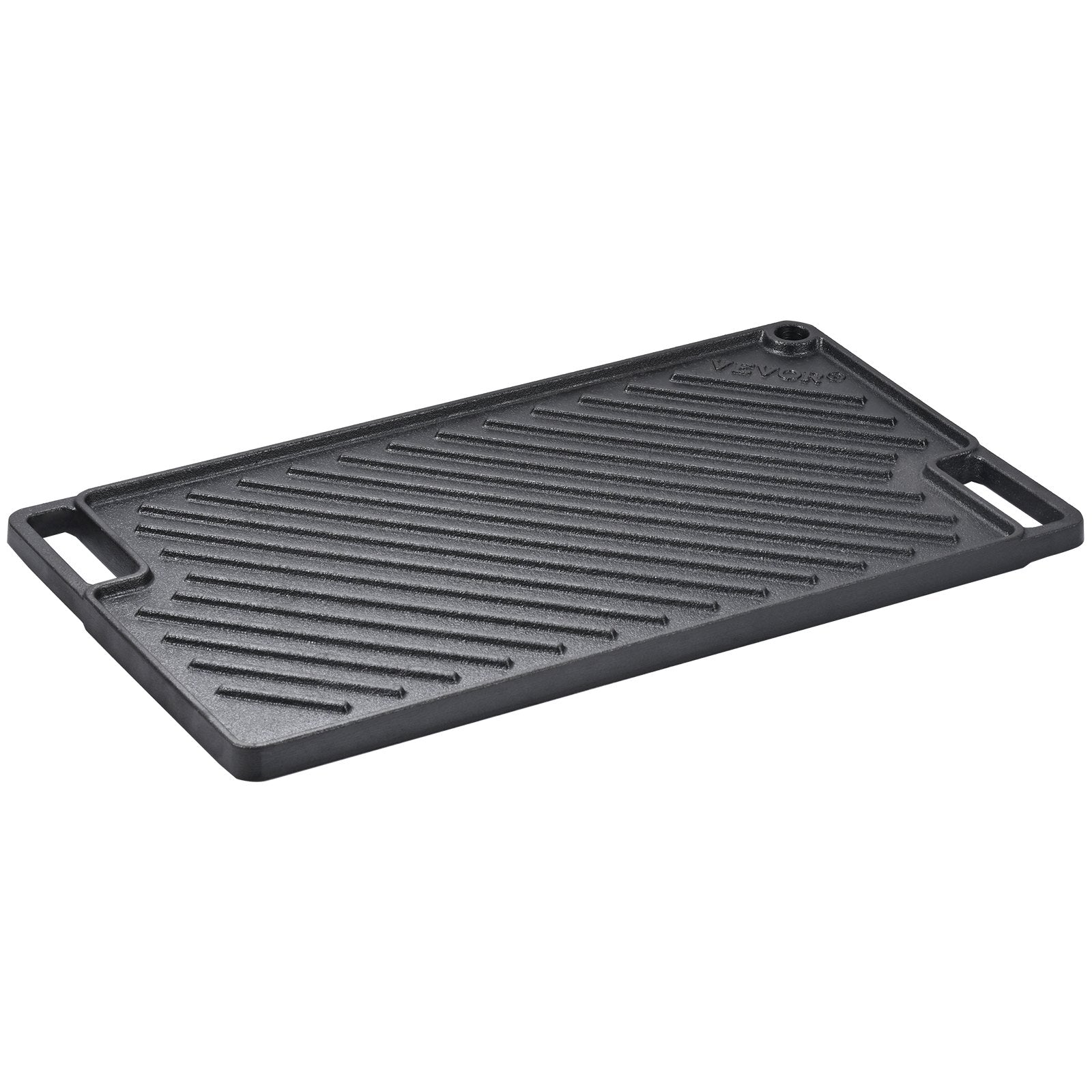 VEVOR Reversible Cast Iron Grill Griddle – Double Burner Flat Top Plate