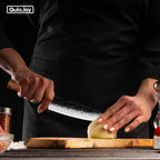 Qulajoy hammered 9Cr18MoV Chef knife