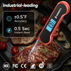 Instant-read thermometer for baking and cooking