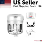 300ml mini electric food chopper for garlic and herbs