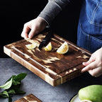 Parquet Acacia Wood Cutting Board – 3cm Thick Solid Butcher Block