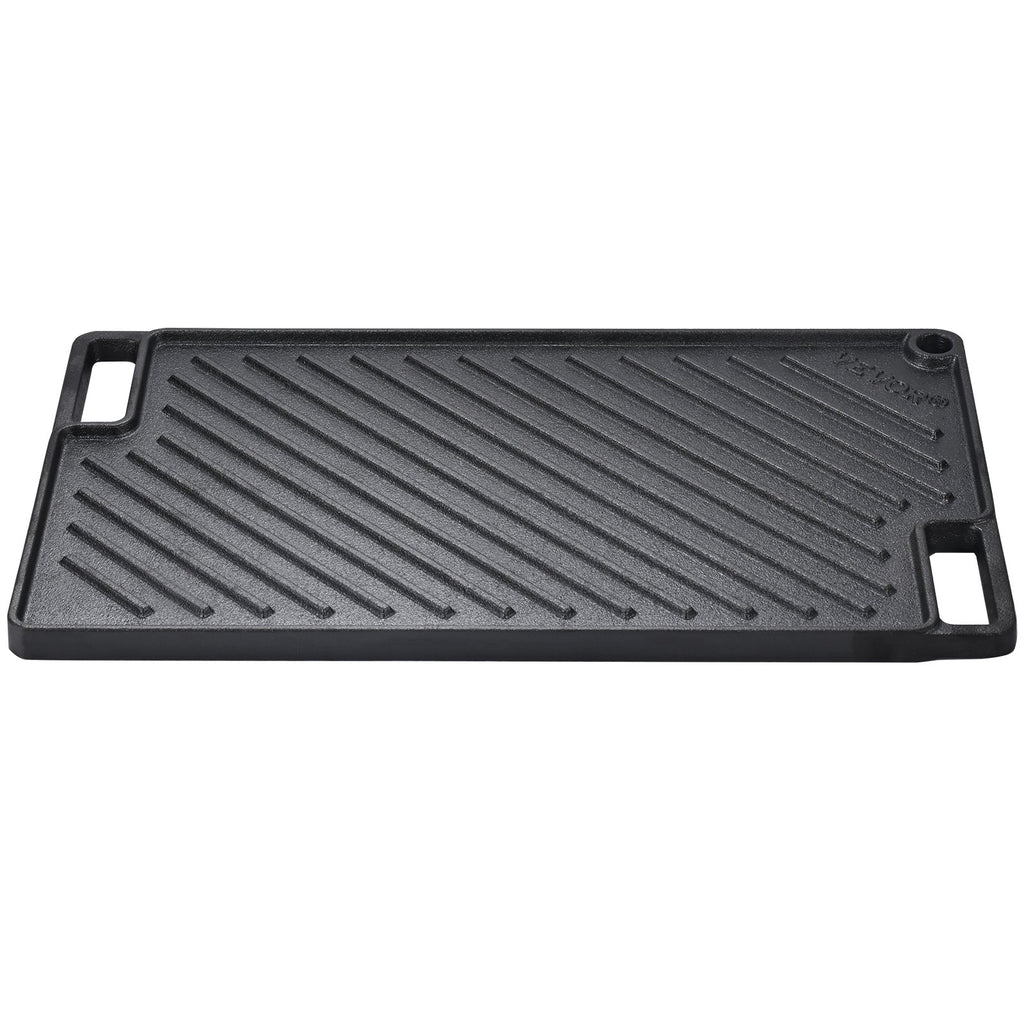 VEVOR Reversible Cast Iron Grill Griddle – Double Burner Flat Top Plate