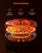 12-inch 180-degree multipurpose countertop cooker