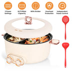 6L dual-sided electric hot pot with independent controls