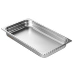 6-piece full-size stainless steel hotel pan set