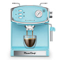 Home espresso machine features for cappuccino and latte preparation