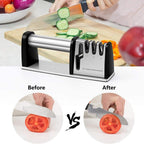 countertop knife sharpener with non-slip base
