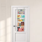 Wall-mountable six-tier kitchen pantry storage organizer