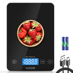 KOIOS 33 lb digital kitchen scale in black