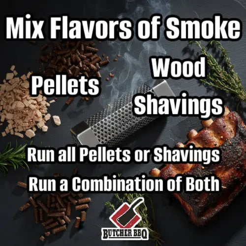 Butcher BBQ Stainless Steel Smoke Tube – 6" & 12"