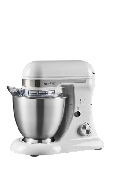 Geek Chef stand mixer with bowl and baking attachments