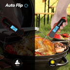 Digital probe thermometer for internal food temperature