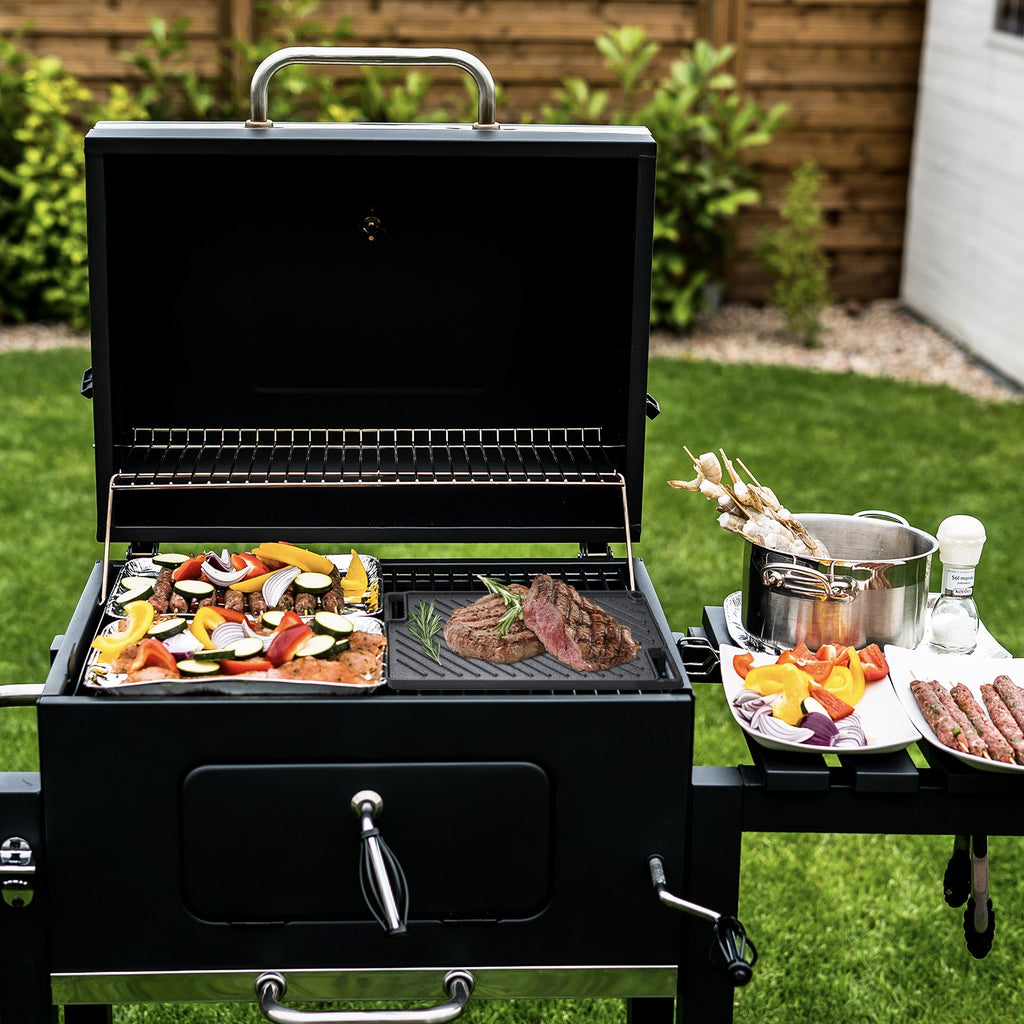 VEVOR Reversible Cast Iron Grill Griddle – Double Burner Flat Top Plate