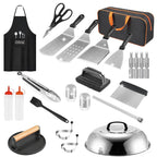 31-Piece Griddle Accessories Kit – Complete Flat Top Grill Tool Set with Storage Bag
