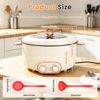6L dual-sided electric hot pot with independent controls