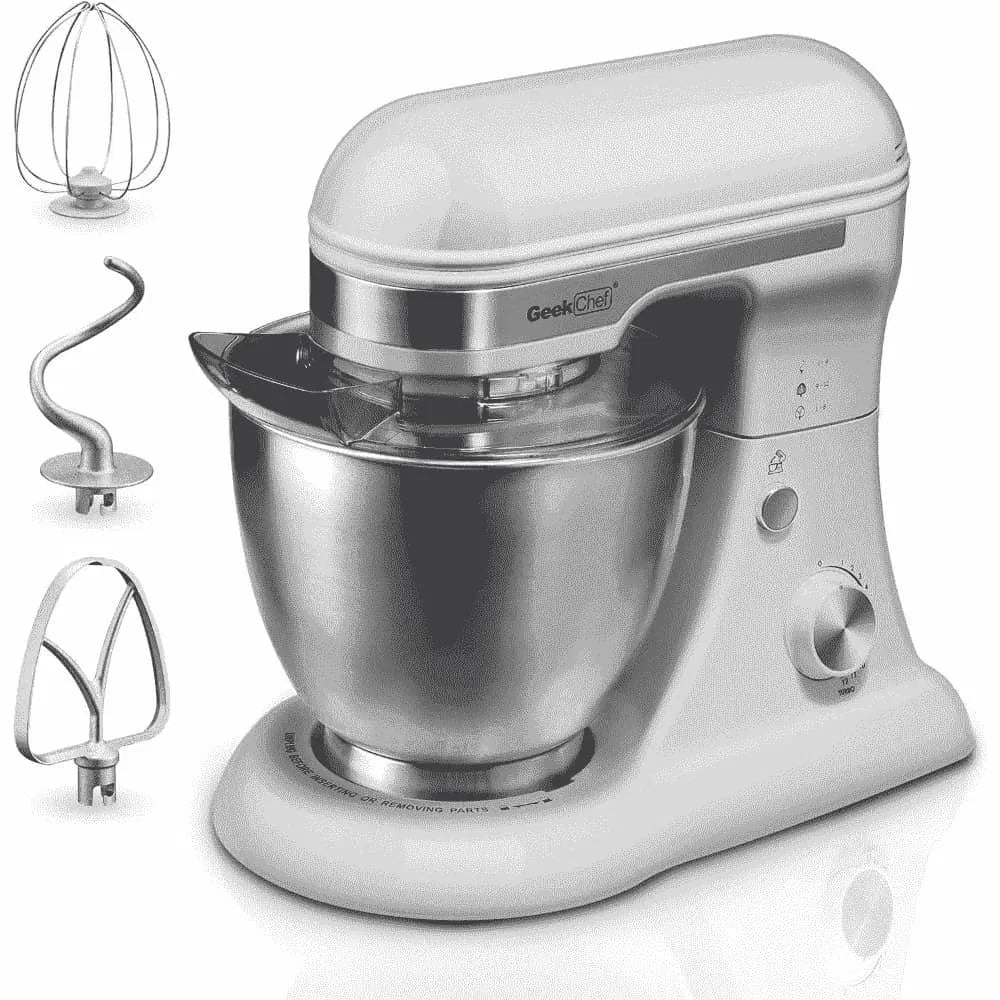 Geek Chef GSM45G stand mixer features and accessories
