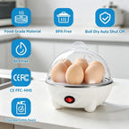 7-egg electric cooker and small food steamer