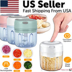 300ml mini electric food chopper for garlic and herbs