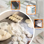 Easy-clean stainless kitchen surface for pastry prep