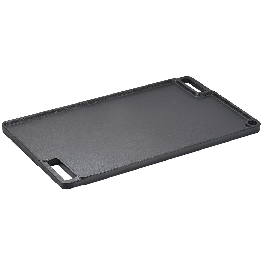 VEVOR Reversible Cast Iron Grill Griddle – Double Burner Flat Top Plate