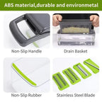 Kitchen prep system with drain basket and storage lid