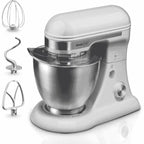 Geek Chef gray 4.8-quart tilt-head stand mixer