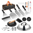 stainless steel griddle spatulas and BBQ tools