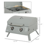 portable gas grill cooking grates and lid