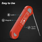 Probe cooking thermometer for internal temperature checks