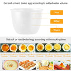 7-egg electric cooker and small food steamer