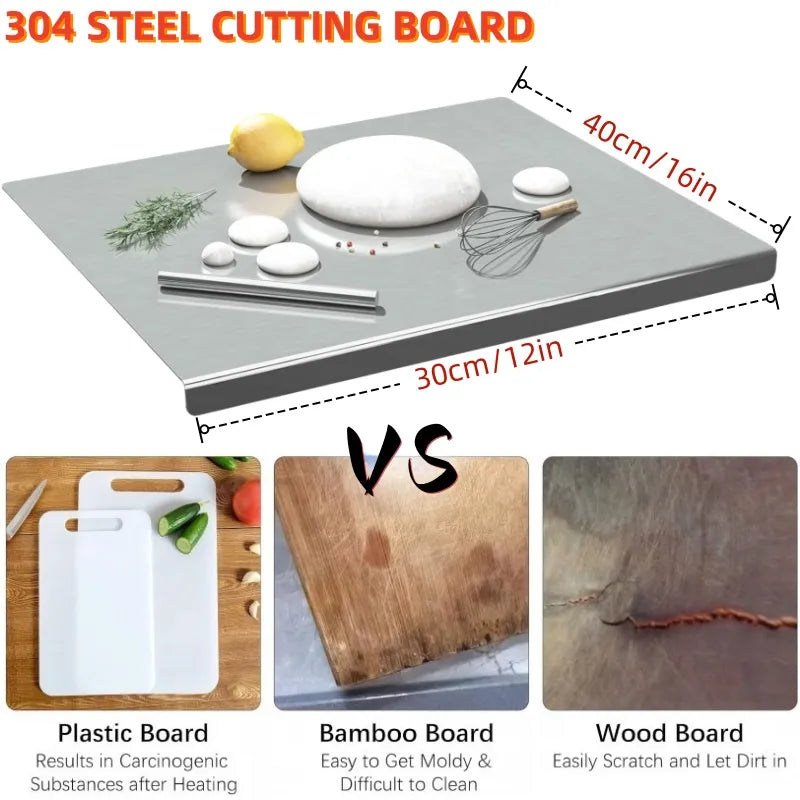 Stainless steel countertop work board in multiple sizes